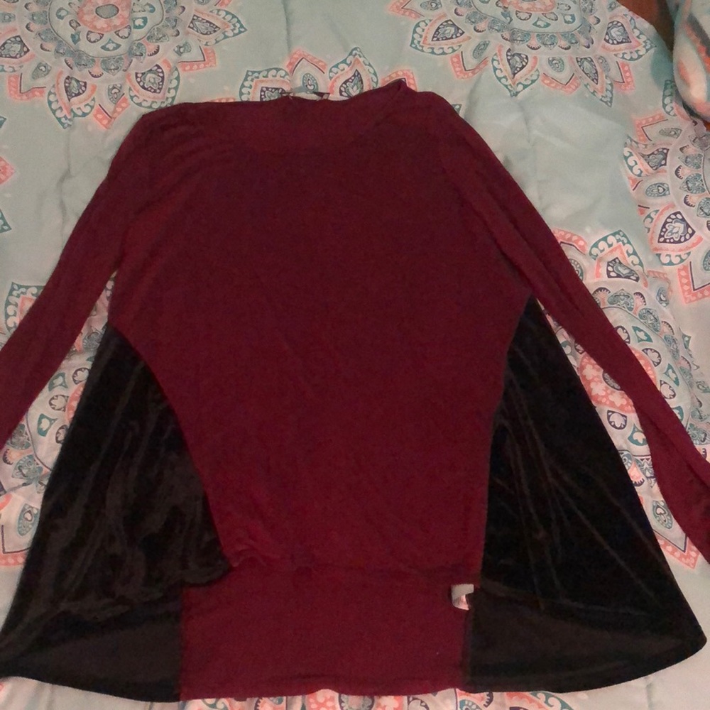 Red and Black Top